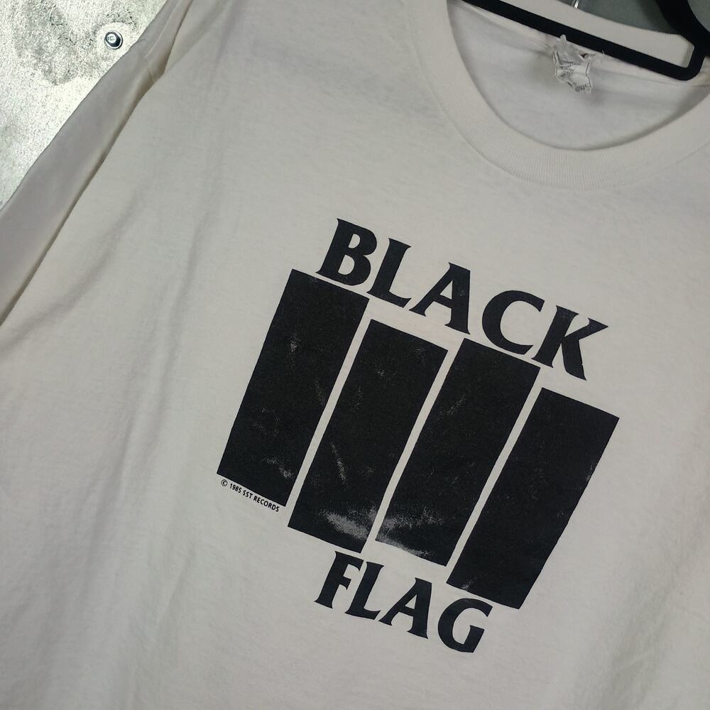 Black Flag Vintage Y2K 2000s Hardcore Punk Rock Band Shirt XL 1985 Henry Rollins